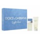 DOLCE & GABBANA LIGHT BLUE lady set  (25edT + 50b/cream)
